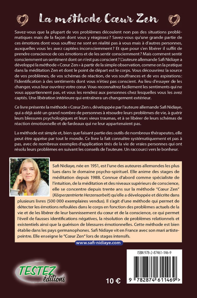 La méthode Coeur Zen – Rückseite